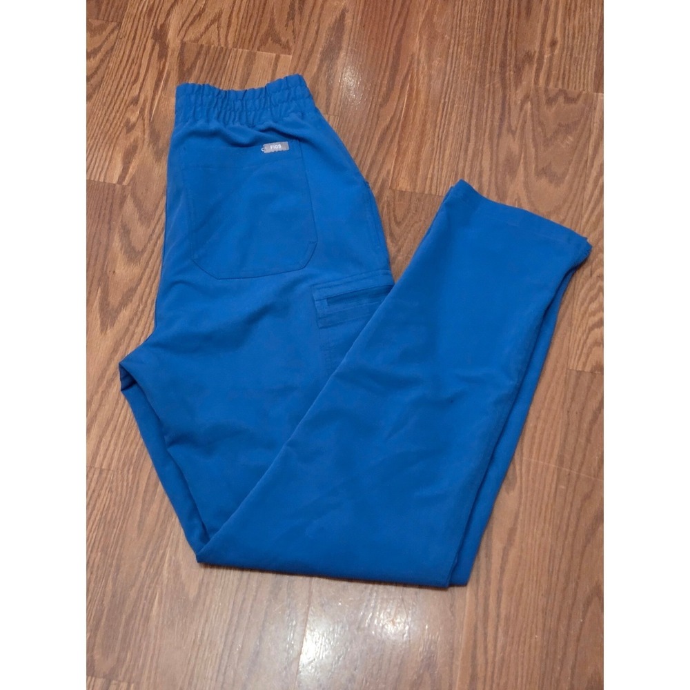 FIGS Technical Collection Blue Cargo Scrub‎ Pants Women's M/T